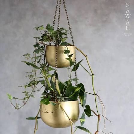 Double Tier Hanging Pots