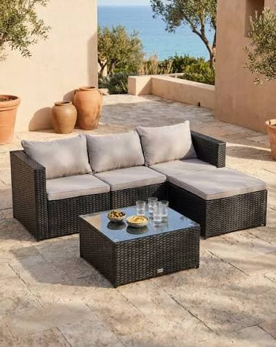 Rattan Garden Sofa