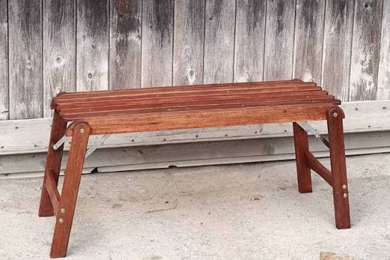 Foldable Wooden Bench