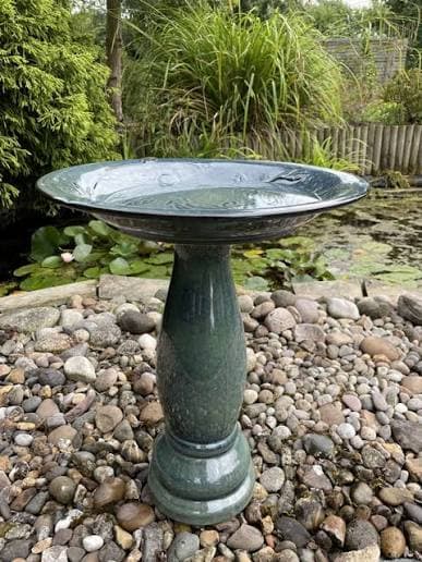 Ceramic Bird Bath