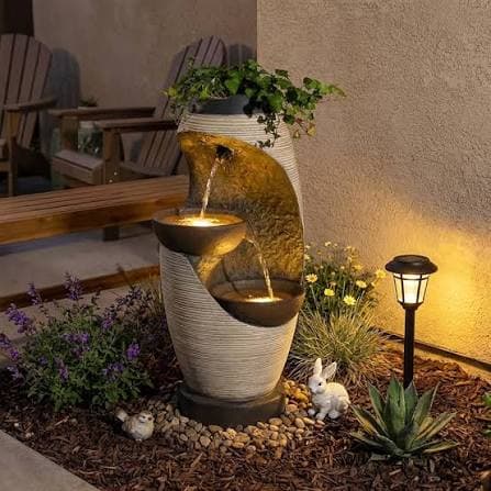 LED Water Fountain Bowl